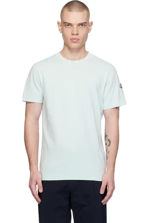 Moncler Blue Jacquard T-Shirt
