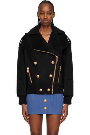 Balmain Black Notched Lapel Jacket