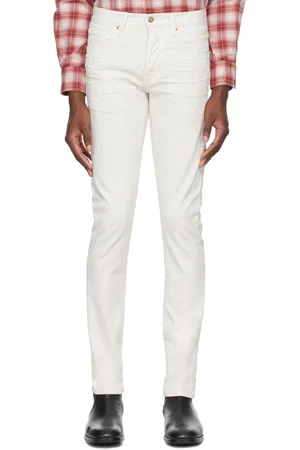 Tom Ford Off-White Slim-Fit Jeans