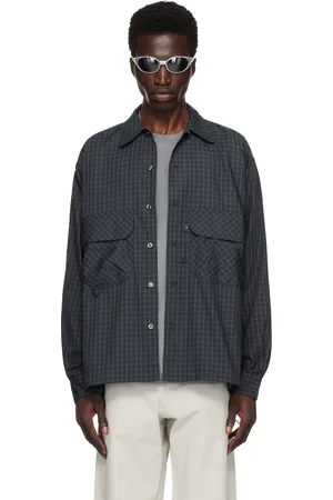 Daiwa Pier39 Gray Tech Sports Plaid Shirt