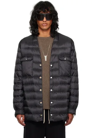 Rick Owens Moncler + Black Outershirt Jacket