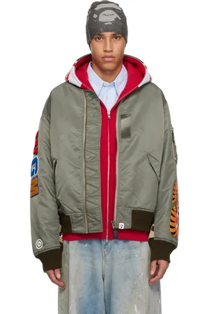 BAPE Green Shark MA-1 Bomber Jacket
