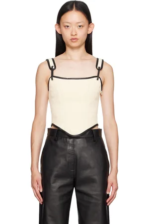 Paris Georgia Off-White & Black Lottie Camisole