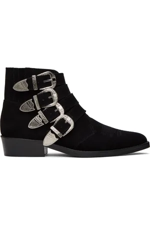 TOGA VIRILIS Black Buckle Boots