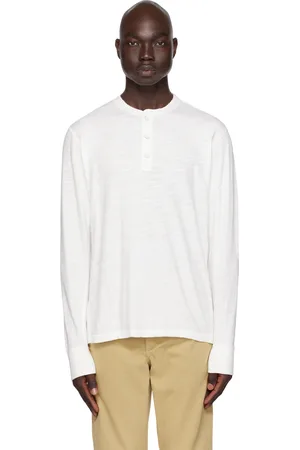 RAG&BONE White Classic Flame Henley