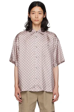 JOHN ELLIOTT Purple Argyle Shirt