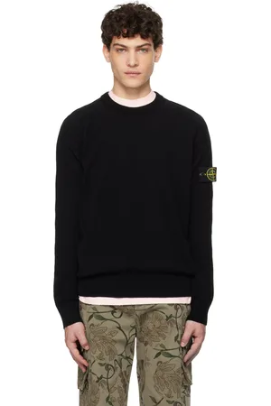 Stone Island Black Light Geelong Wool Sweater