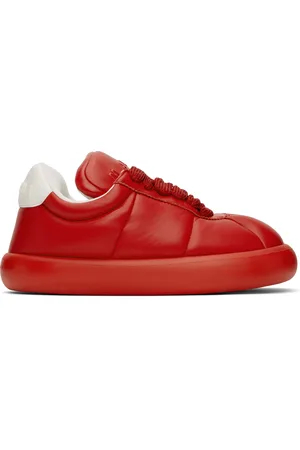 Marni Red Leather BigFoot 2.0 Sneakers