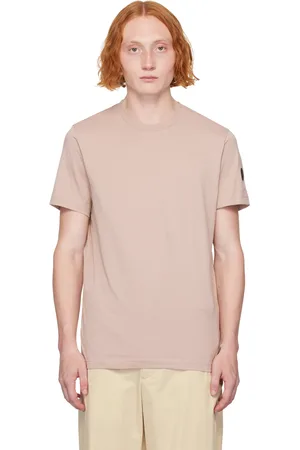 Moncler Taupe Bonded-Logo T-Shirt