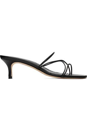 Manolo Blahnik Black Ninfemu Mules