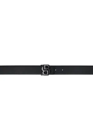 HUGO BOSS Black Double B Monogram Reversible Belt