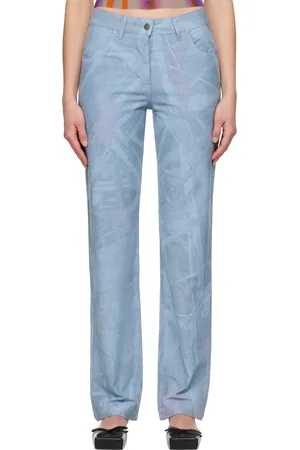 Serapis Blue Scrap Yard Fitted Jeans