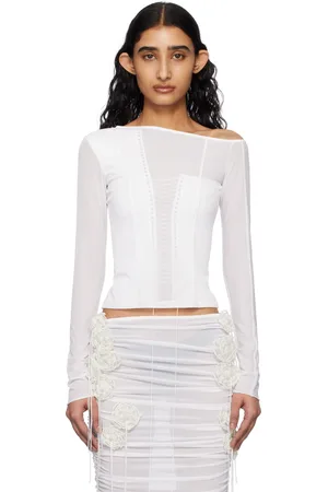 Fancì Club Glasswing Double-Layered Sheer T-shirt