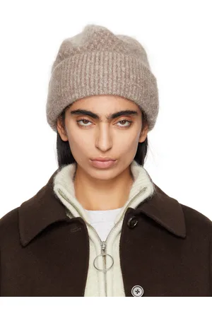 Holzweiler Brown Tine Faded Knit Beanie