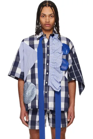 WALTER VAN BEIRENDONCK Blue Ringling Shirt