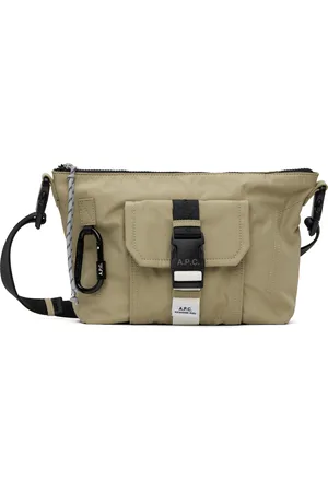 A.P.C. Khaki Trek Satchel Bag