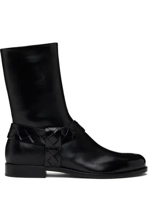 Bottega Veneta Black Achille Boots