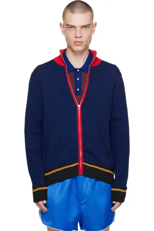 WALES BONNER Navy Orchestre Sweater