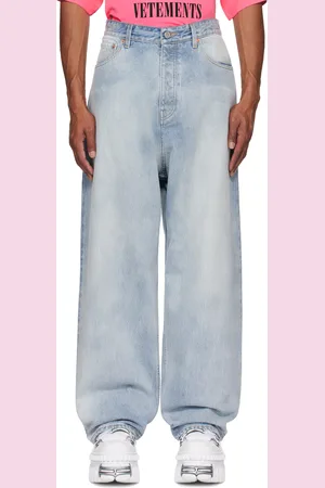 Vetements Blue Baggy Jeans