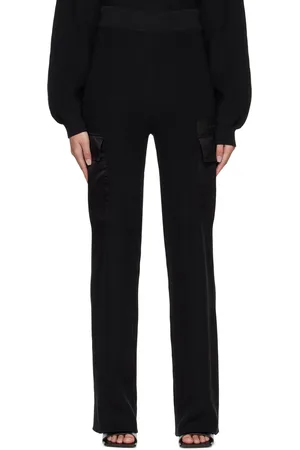 REMAIN Birger Christensen Black Straight Lounge Pants