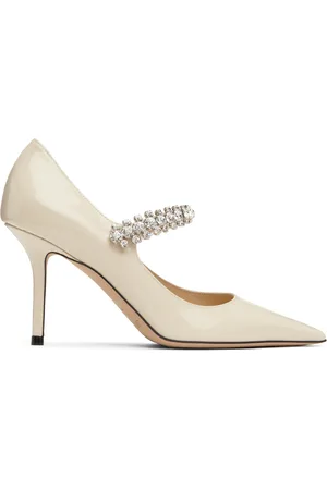 Jimmy Choo Beige Bing Pump 85 Heels