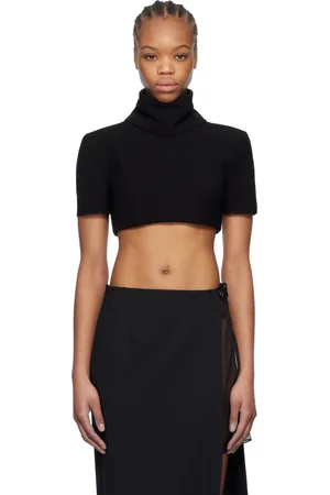 Monot Crêpe Cropped Top