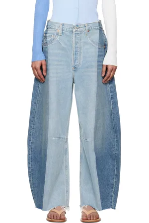Citizens of Humanity Blue Pieced Horseshoe Jeans