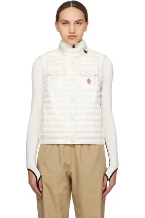 Moncler White Gumiane Down Vest