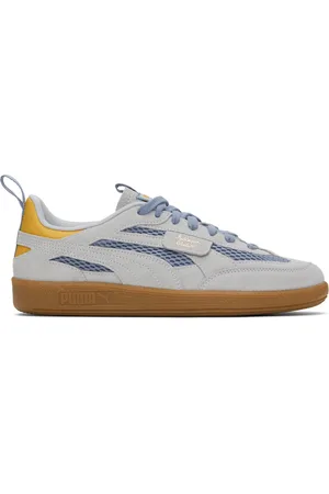 KIDSUPER STUDIOS Gray & Blue Puma Edition Palermo Sneakers