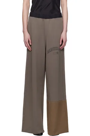Maison Margiela Brown Varsity Paneled Lounge Pants