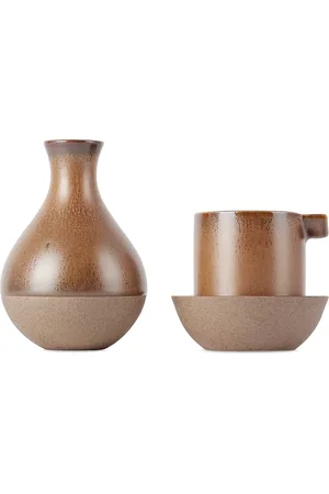 HOUSEPLANT Brown Ashtray By Seth Set