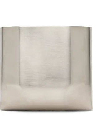 Rick Owens Silver Hollywood Prong Clutch