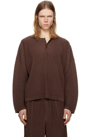 Issey Miyake Brown Monthly Color February Henley