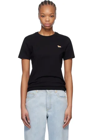 Maison Kitsuné Black Baby Fox Patch Regular T-shirt