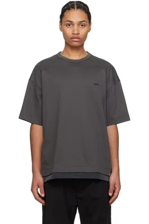 JUUN.J Gray Side Zip T-Shirt