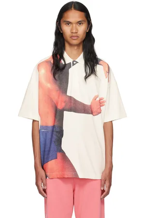 J.W.Anderson White Printed Polo