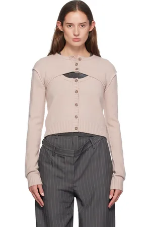 Acne Studios Pink Layered Cardigan Set
