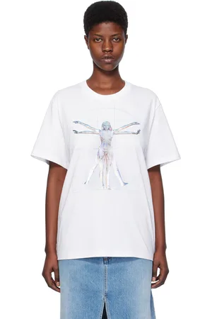 Stella McCartney White Vitruvian Woman T-Shirt