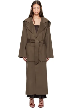 Nanushka Brown Ruta Coat