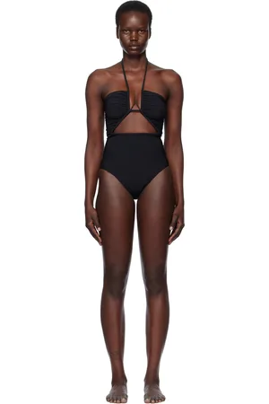 Rick Owens Black Hollywood Prong Bather Swimsuit