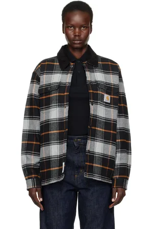 Carhartt Gray & Black Baris Shirt Jacket