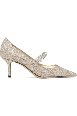 Jimmy Choo Gold Bing Pump 65 Heels