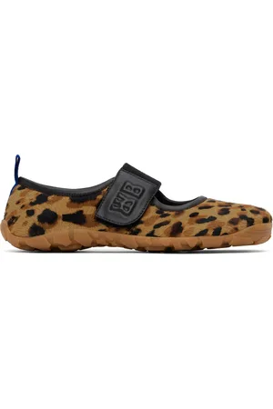 WALES BONNER & Brown Mary Jane Flat Sneakers