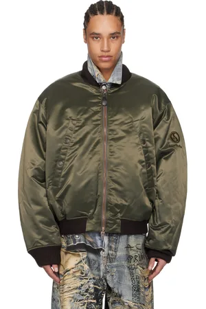 Acne Studios Khaki Logogram Bomber Jacket