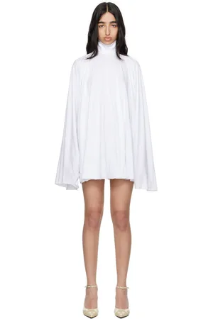Maison Margiela White Basic Jersey Minidress