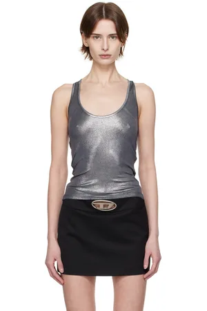 Diesel Silver T-Ama Tank Top