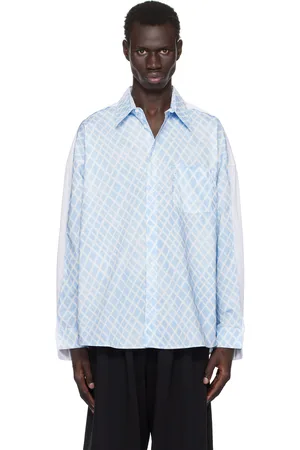 Marni Blue & White Check Shirt