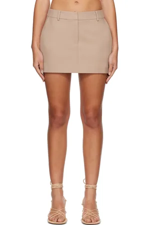 Anna Quan Brown Bethany Miniskirt