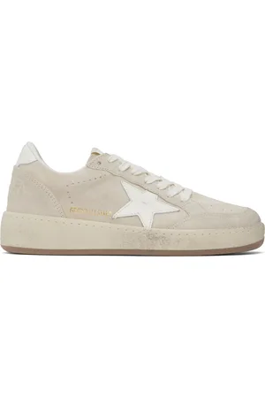 Golden Goose Beige Ball Star 2 Sneakers