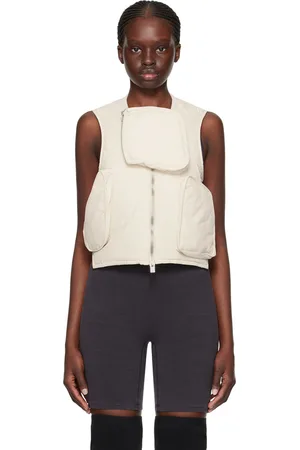 HELIOT EMIL Off-White Pooled Vest